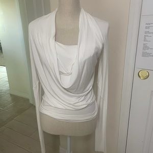 Urban zen white knit top